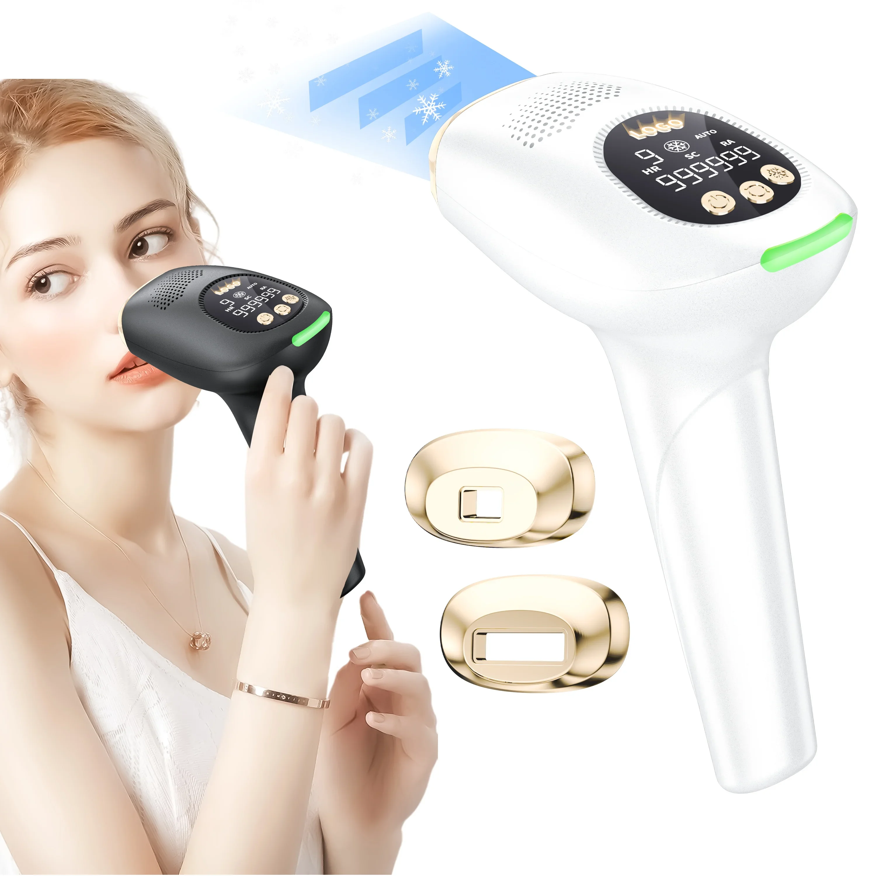 

Flash IPL Machine Lasers Hairs Removals Device Painless Ice Cooling Epilator Ipl Laser Hair Remover Device