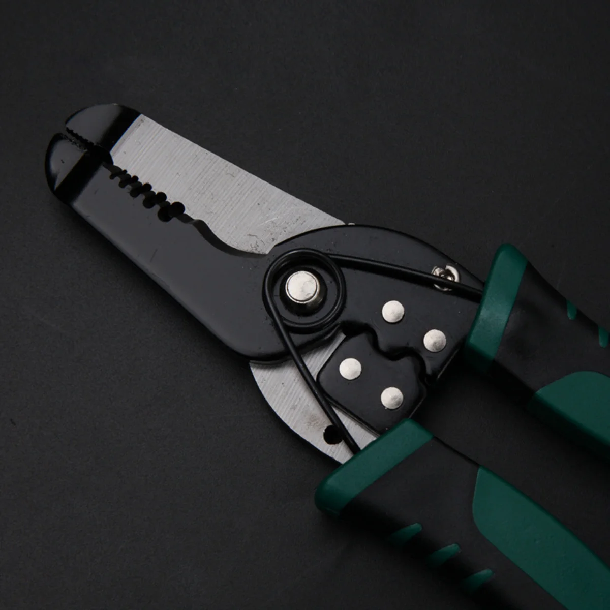 

Multifunctional Wire Stripper Plier Tool Cable Cutter Serrated Edges Safety Lock Radio Fax Machines DIY Wires Cutting Plier