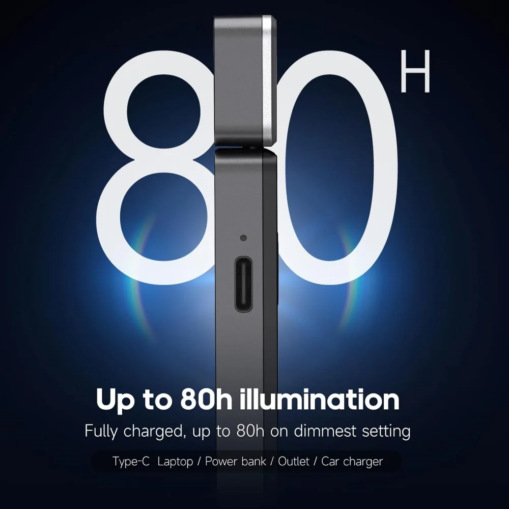 مشبك USB قابل لإعادة الشحن على ضوء القراءة LED، ضوء قراءة صغير محمول للأطفال، قراءة ضوء غرفة النوم، مصباح كتاب خفيف ليلي