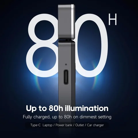 USB LED Лампа для чтения с клипсой - компактная и яркая — фото товара