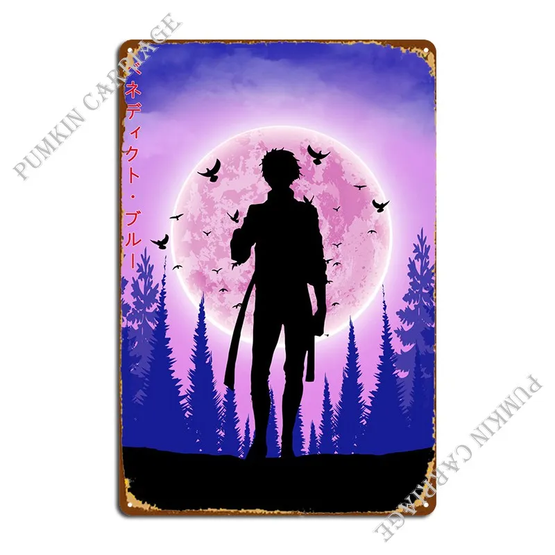 Violet Evergarden Metal Plaque Poster Printing Party Designing Wall Plaque Tin Sign Poster