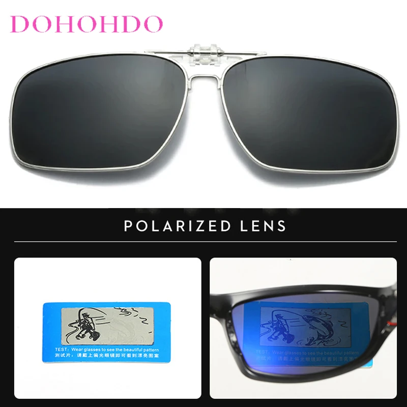

Sports Classic Designer Polarized Night Vision Lenses Clip On Sunglass Anti-Glare UV400 Driving Shades Women Man Fishing Goggles