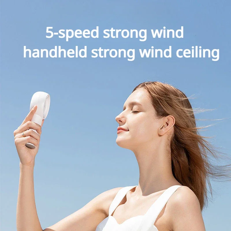 Xiaomi พัดลมพกพา Air Cooler เครื่องทําความเย็นเซมิคอนดักเตอร์กลางแจ้ง Cooling 4000mAh แบตเตอรี่ Type-C Fast CHARGING