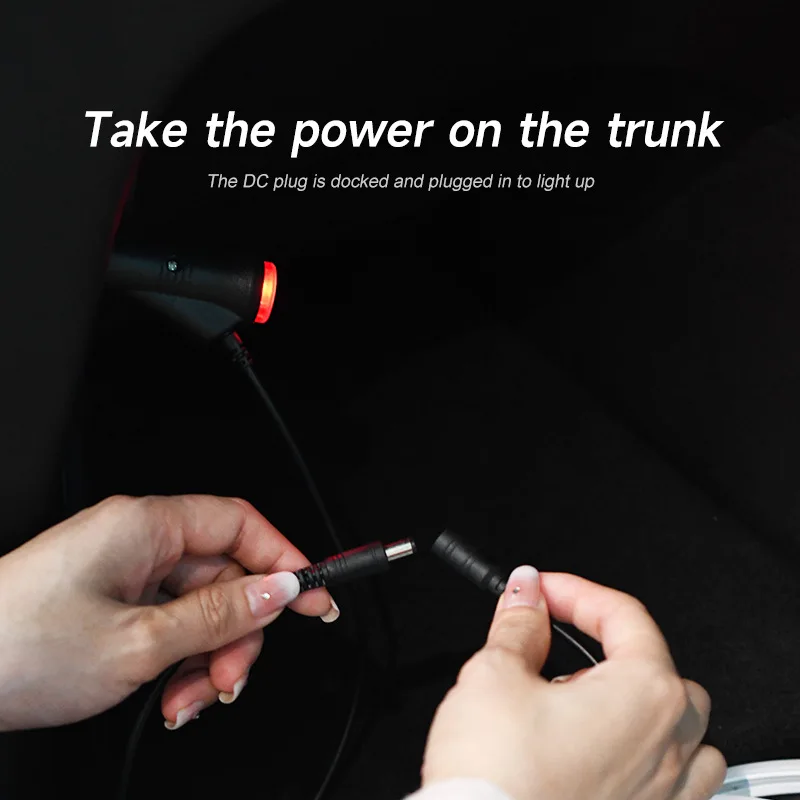 Trunk Light for Tesla Model Y Sensing Style Ambient Lighting Flexible Frunk Brighten LED Strip Waterproof Car Decorative Lights