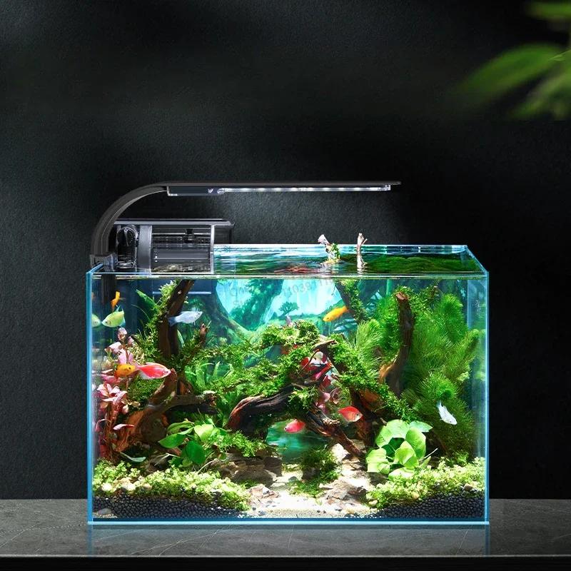 Corporation Living Room Fish Tank Loop Light Aquatic Pet Supplies Decoration Cobble Fish Tank Filtration Aquarium Pour Aquarium