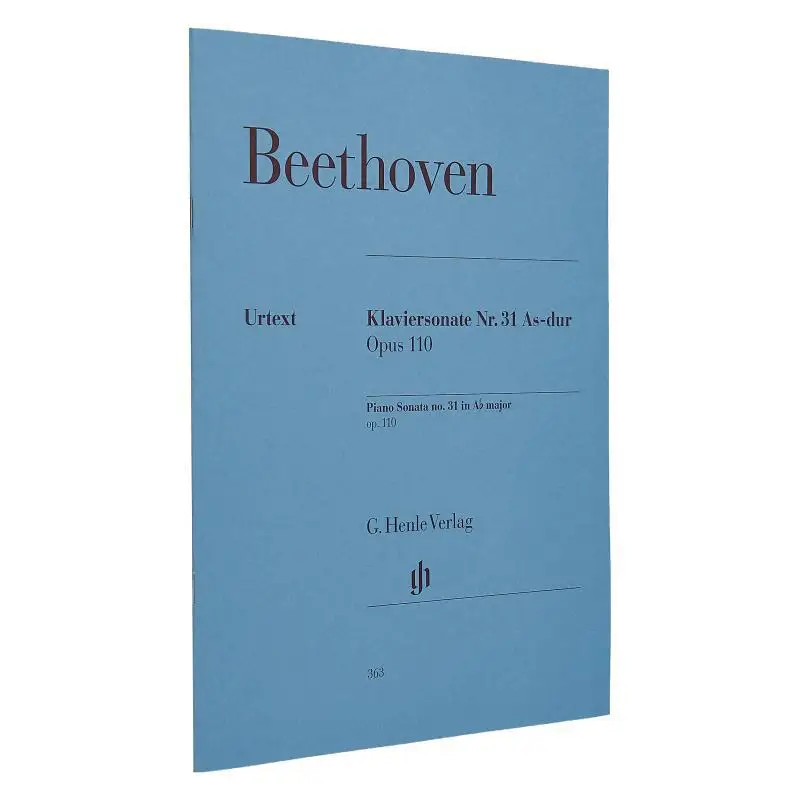 

HN363 Фортепиано Бетховена Соната No 31 A Flat Major Op 110 Wallner Bertha Antonia G Henle Verlag 9790201803630 Книга