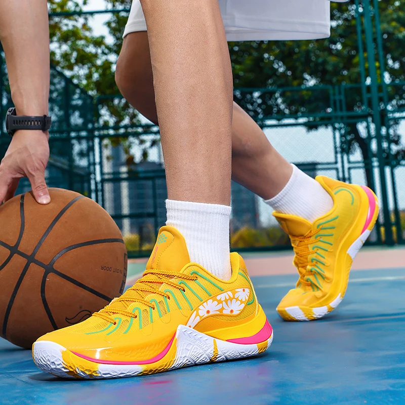 New Basketball Shoes Men Breathable Comfortable Sneakers Training Sports Basketball Sneakers Women/Kids Breathable Sneakers