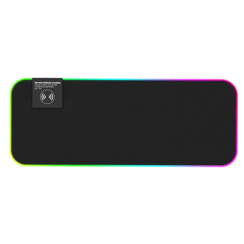 

800*300*4mm Rubber Rgb Computer Wired Gaming Big Wireless Charging Mouse Pad