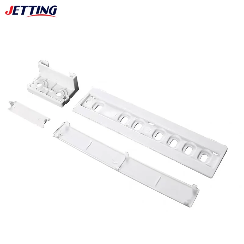1Set Integrated Fridge Door Plastic Mounting Bracket Fixing Slide Kit For Freezer Refrigerator Door Shelf Rail For Refrigerator