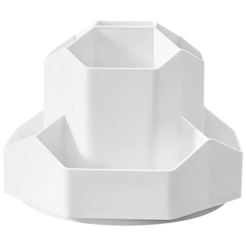 

Rotating Pen Holder Plastic Makeup Brush Holder Desktop Organizer Stationery Storage Large Pen Pencil Cup Desk Pencil Organizer