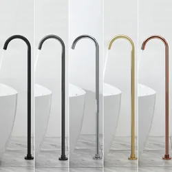 Bathroom Bathtub Water Mixer Tap Column Floor-standing Basin Faucet Brushed Gold,Black,Gunmetal,Rose Gold,Chrome Brass Faucet
