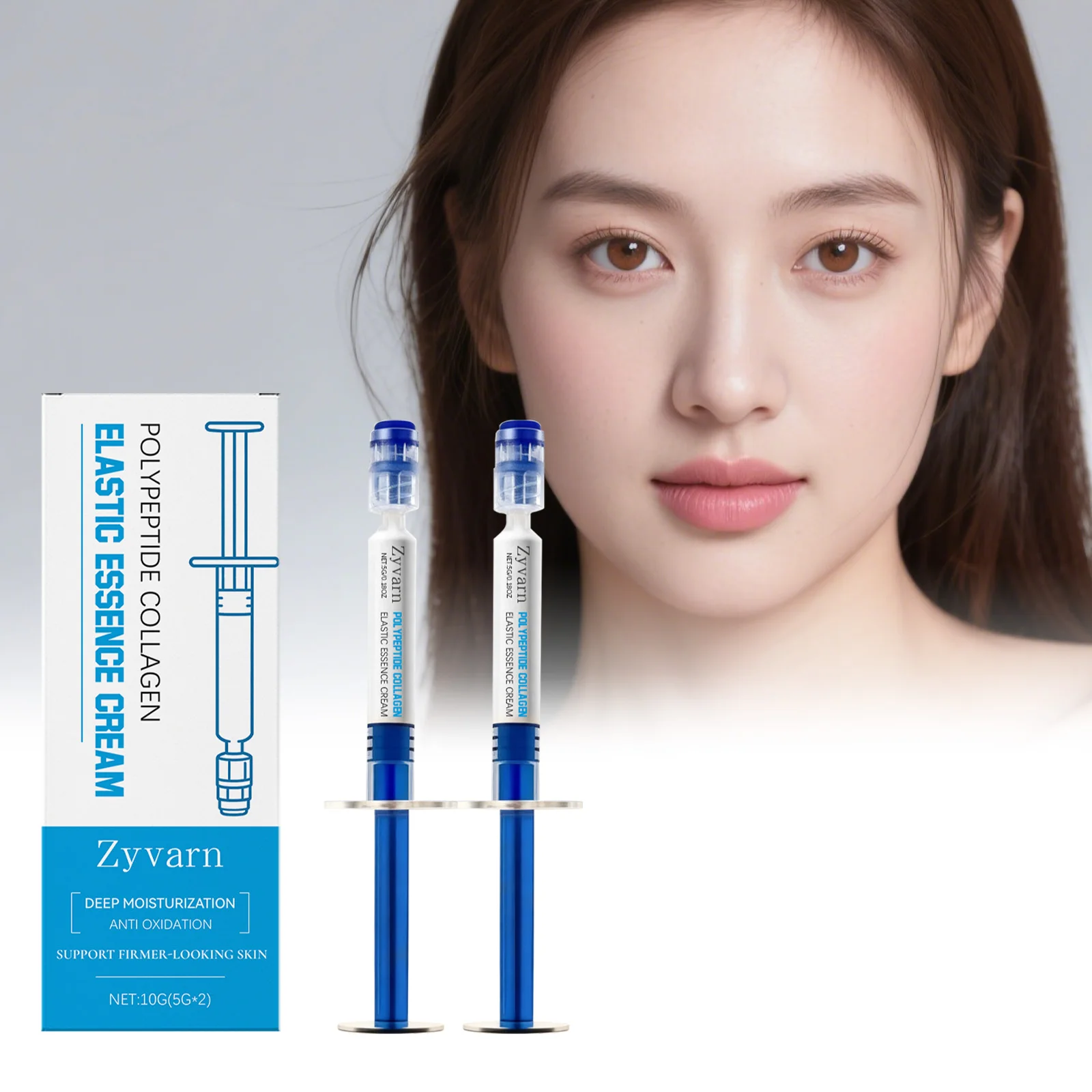 Creme de Colágeno Hidrolisado para Elasticidade - Hidratante Facial Profundo e Firmador, Fórmula Avançada para Pele com Elasticidade para Linhas Finas e Flacidez