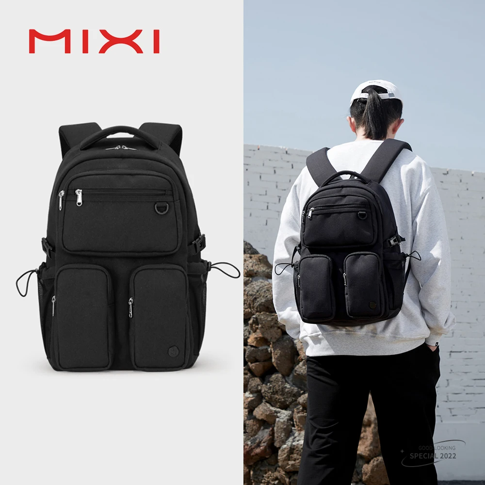 abbey large logo jacquard and leather backpack Leather Backpack Abbey Large Backpack MICHAEL KORS Abbey Large BACKPACK MK  Signature Jacquard Logo BIEGE