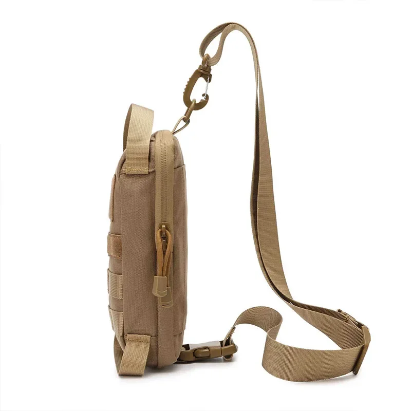 Riliwail-Tactical Crossbody Peito Bolsa Masculina, Sacos De Pesca, Multifuncional, Telefone, Luya