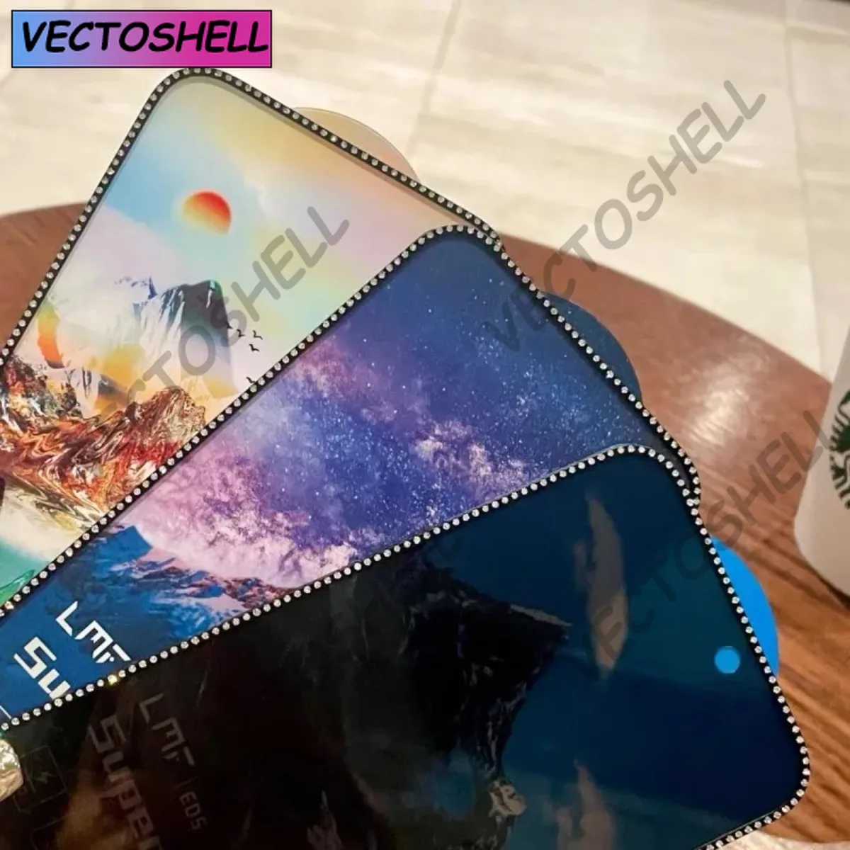 

New Diamond Plated Tempered Glass For iphone 16 15 14 13 12 11 Pro Max 3D Stereoscopic Diamond Inlaid Anti peeping Matte Glass X