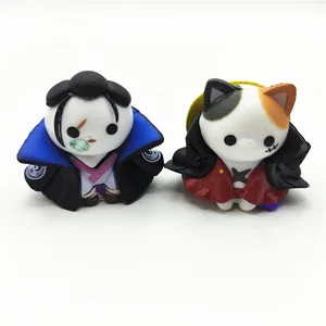 One Piece Cos Brinquedo Figura de Ação Gato, País Wanno, Kaidou Jinbe Decoração Do Bolo, Kozuki Oden Ornamentos, 8Pcs por Conjunto 10 principais vendas miniaturas paises - №10