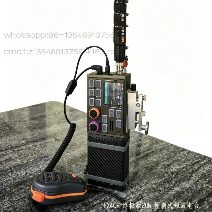 

Портативная коротковолновая радиостанция FX4CR Ultimate Edition 20W SDR со встроенной звуковой картой Bluetooth, с кодом одобрения для Европы и Америки.