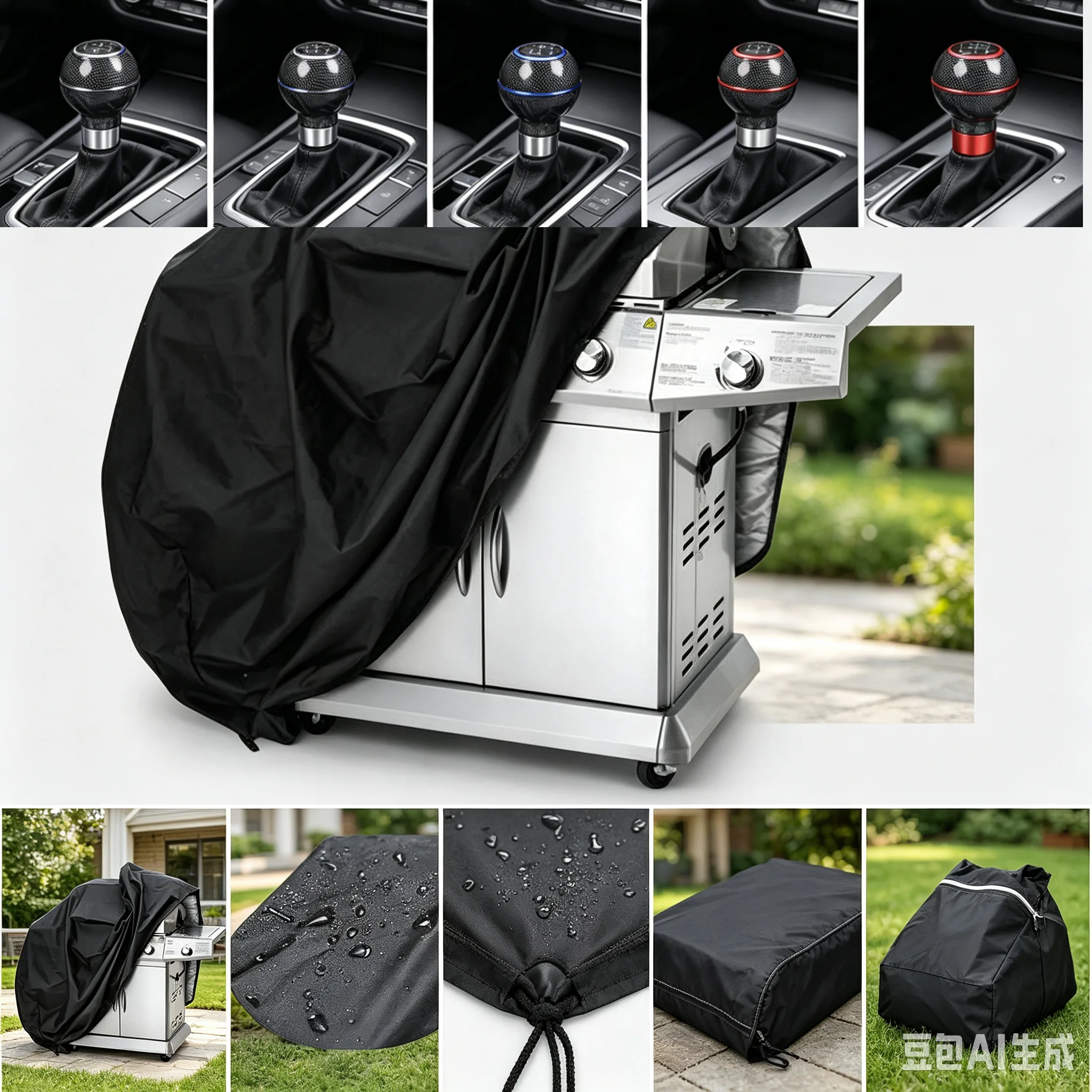 Auto-Zubehör BBQ Gasgrill-Abdeckung 67 Zoll Wasserdichter Outdoor-Schutz …