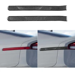 2 Pcs For Kia Stinger 2018 2019 2020 2021 2022 2023 Car Brake Light Covers Sticker Soft Plastics Auto Rear Exterior Accessories