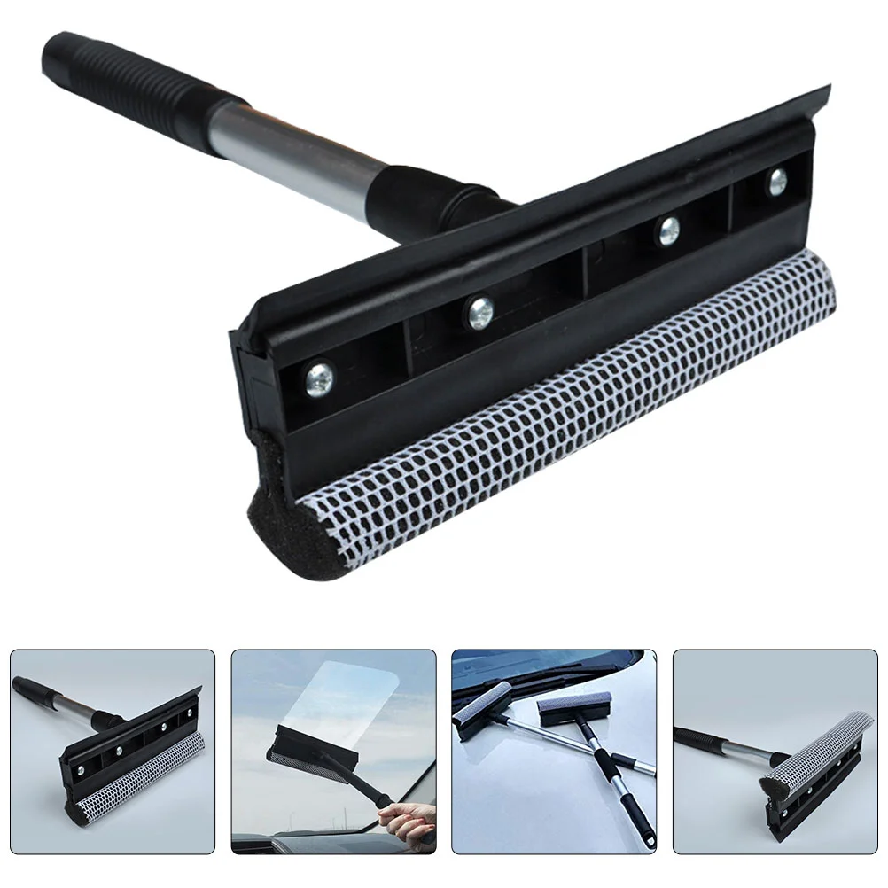 Double Sided Window Brush Automotive Professional Cleaning Supplies Wiper Water Scraper Squeegee Glass Sponge