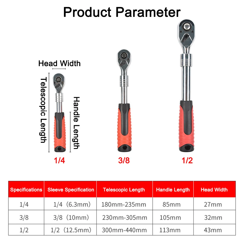 Ключи с храповым механизмом 1/4 3/8 1/2 72 зубца, телескопический ключ с храповым механизмом Big Fly, маленький шестигранный ключ, инструменты для быстрой ремонта автомобиля