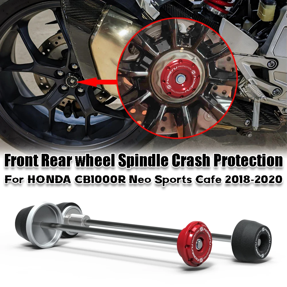 Motorcycle Front Rear wheel Spindle Crash Protection For HONDA CB1000R CB 1000R Neo Sports Cafe 2018 2019 2020