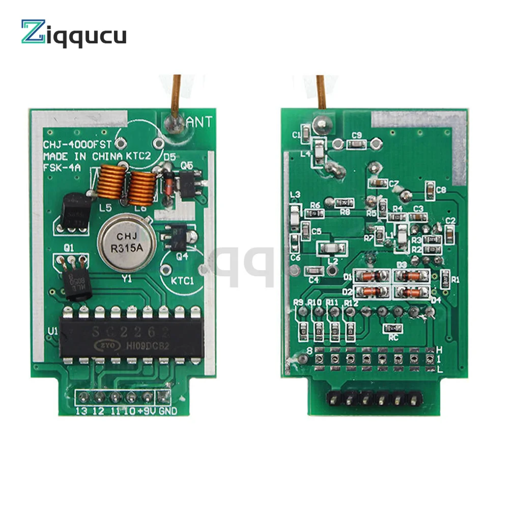 433MHz High Power Wireless Transmitter Module FST4000m Wireless Transmitter TTL Level Remote Control Access Control System