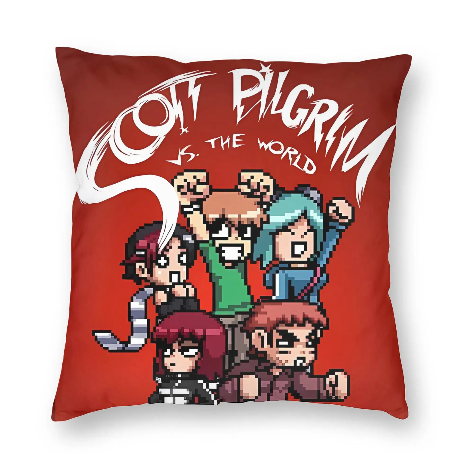 Scott Pilgrim Comic  Pillow Cover  Morden Pillow Case For Wedding Party Home Decor Comfy Pillowcases Birthday Present