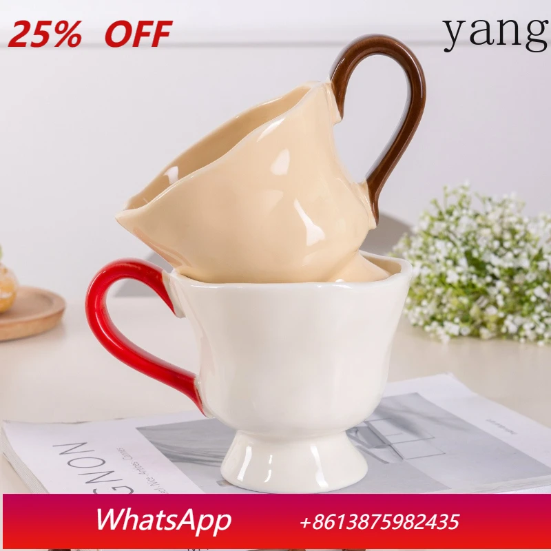 

LMM Chinese mug tall ceramic cup high value drinking cup