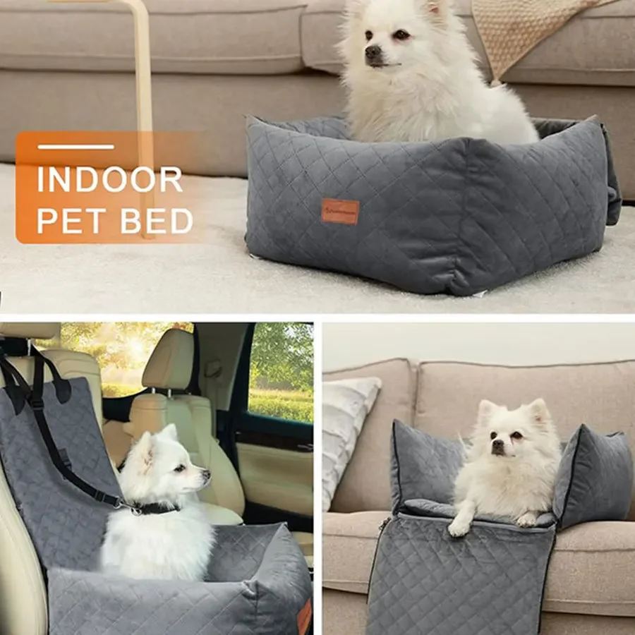 Cross-border pet car seat nest car pet pad four seasons out dog nest pad travel dog safety seat