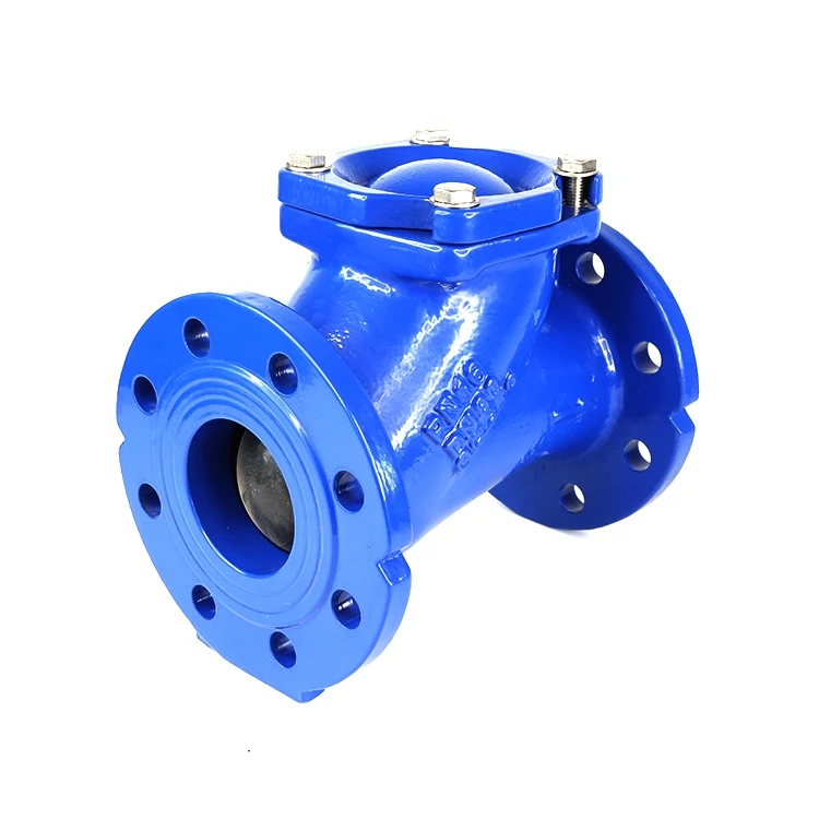 Waste Water Application Flange Type DN200 8 Inch Ball Check Valve