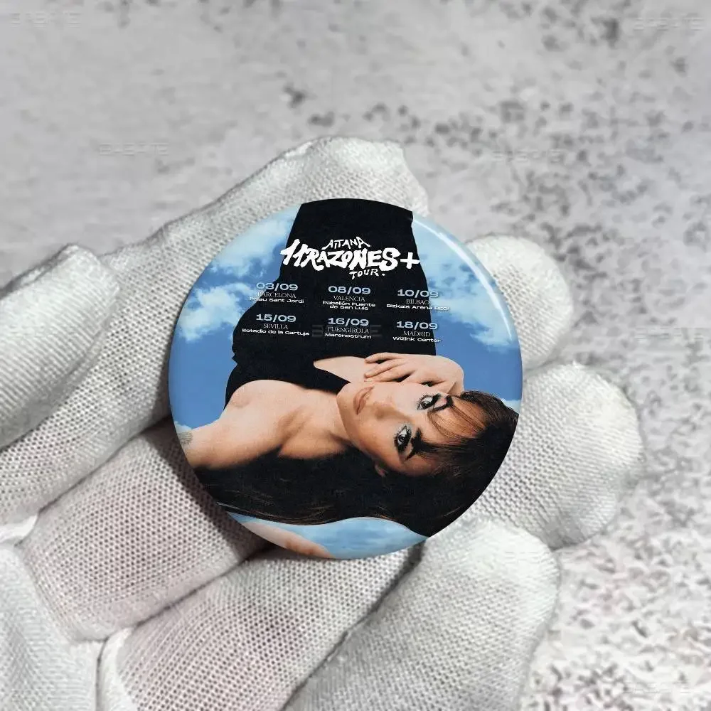 A-Aitana O-Ocana المغني الإبداعية صفيح لينة زر دبابيس الحيوان أيقونة بروش التلبيب على ظهره شارة الملحقات دبوس #3