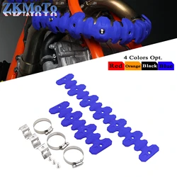 Exhaust Muffler Pipe Heat Shield Guard Protector For KTM Honda Kawasaki SUZUKI Yamaha YZF250 YZF450 YFZ250 YFZ450 WRF250 WRF450