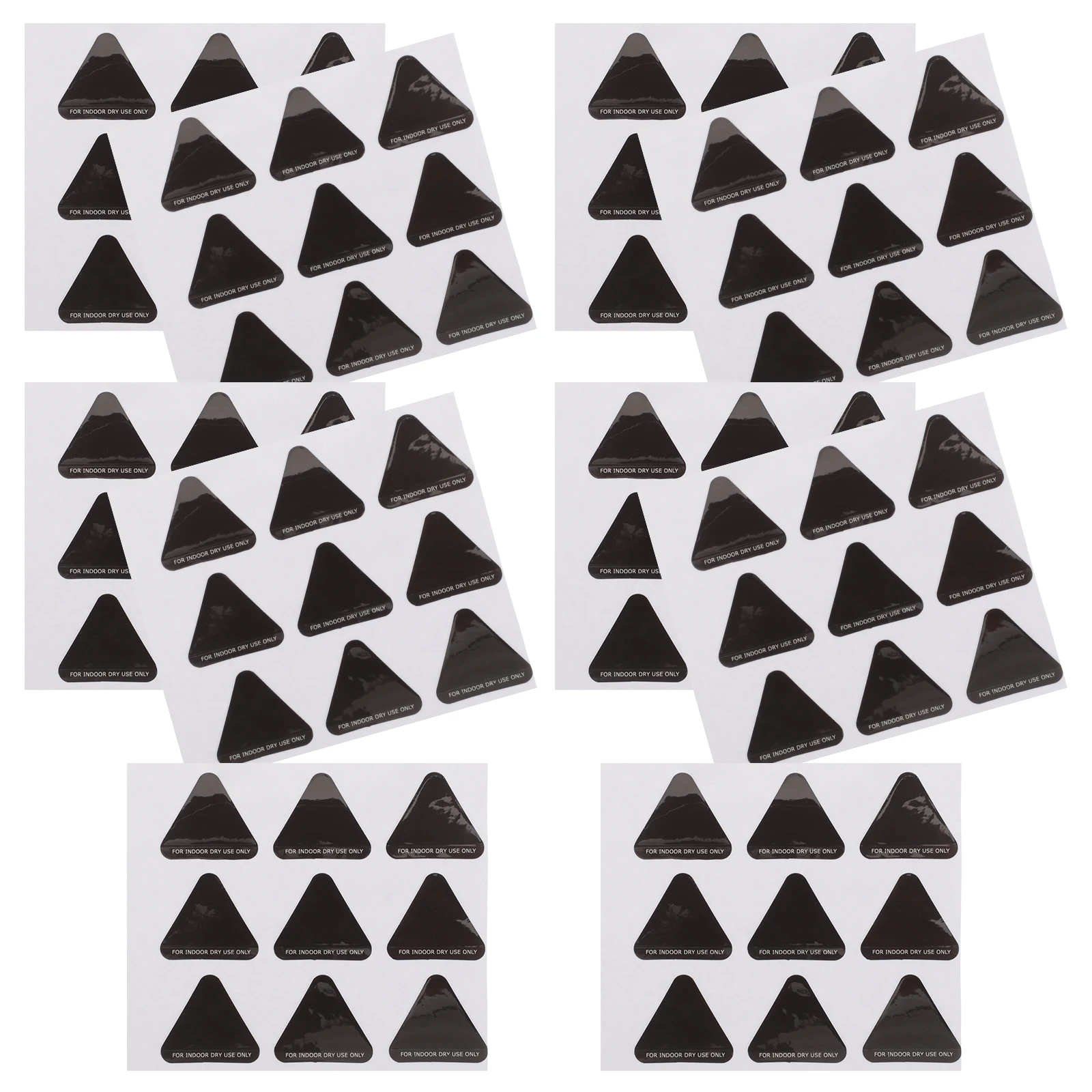 10Pcs Heat Sensitive Stickers Black to Red Color Change Alert for Industrial Machinery Do Not Touch Hot Warning Decal