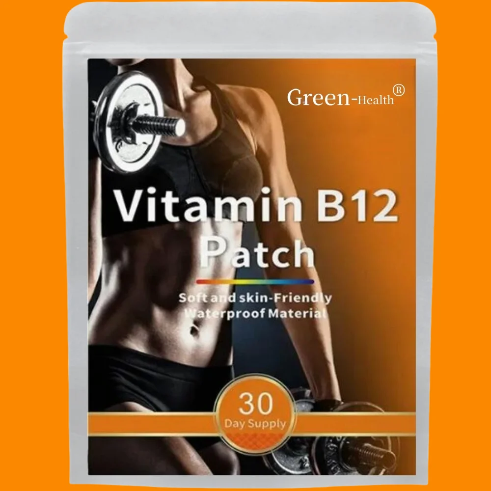 

Energy Boost Transdermal Self Adhesive Vitamin B12 Patches 30 Patches One Month Supply