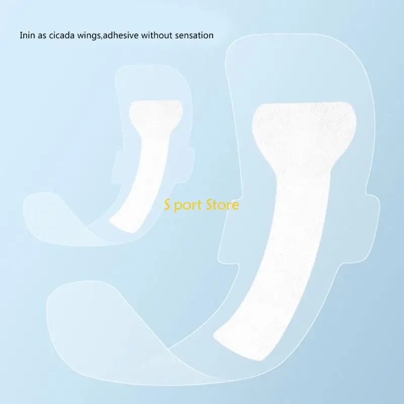 U2JB Swim Private Area Covers Adhesive Water Resistant Swimming Sanitary Pad with Wing for Female Swimming Diving Water Sport