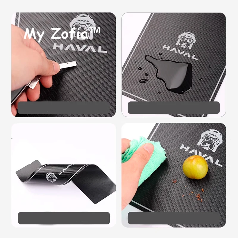 For GWM New HAVAL H7 2025 2026 Car Non-Slip Mat Door Groove Gate Slot Cup Cushion Decoration leather Interior Accessories