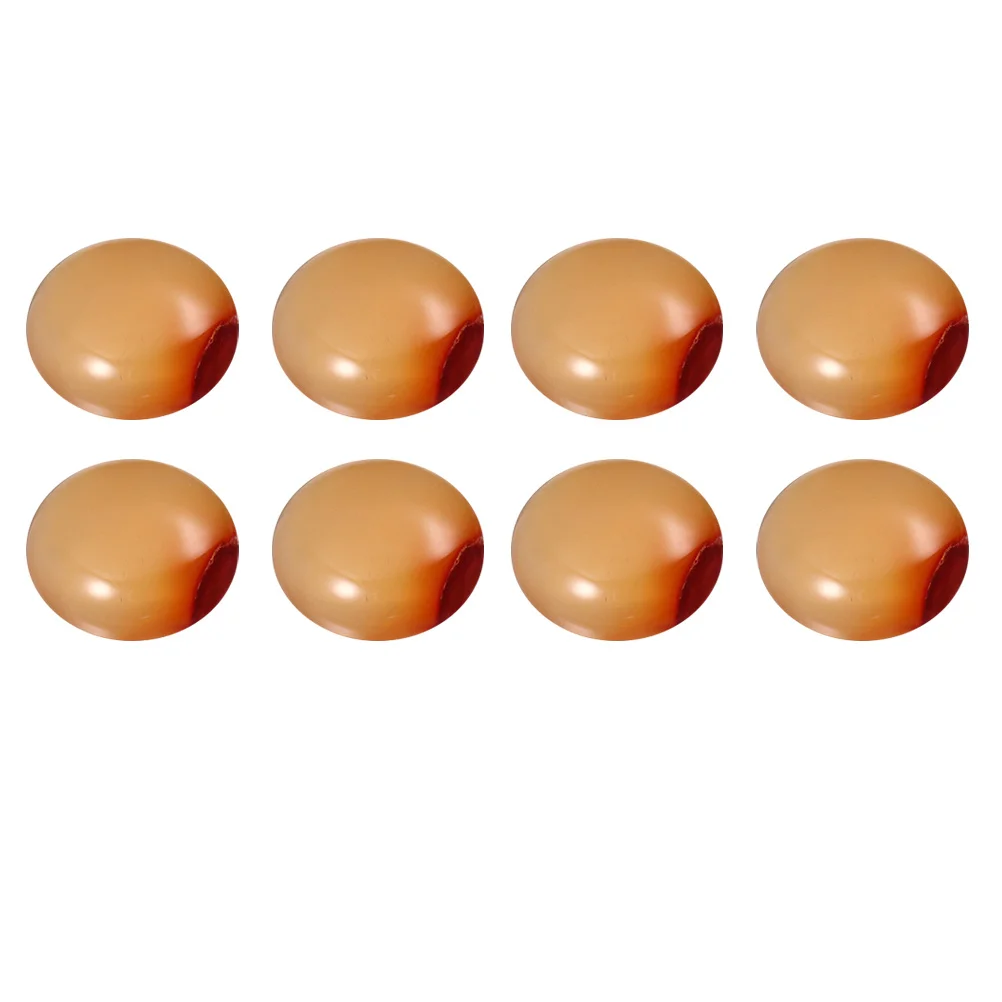 20 قطعة العقيق الأحمر كبوشن مستديرة 1.2 سنتيمتر نصف قاعدة مسطحة مستديرة DIY بها بنفسك مجوهرات الحرفية صنع الأحجار الكريمة التصحيح اكسسوارات