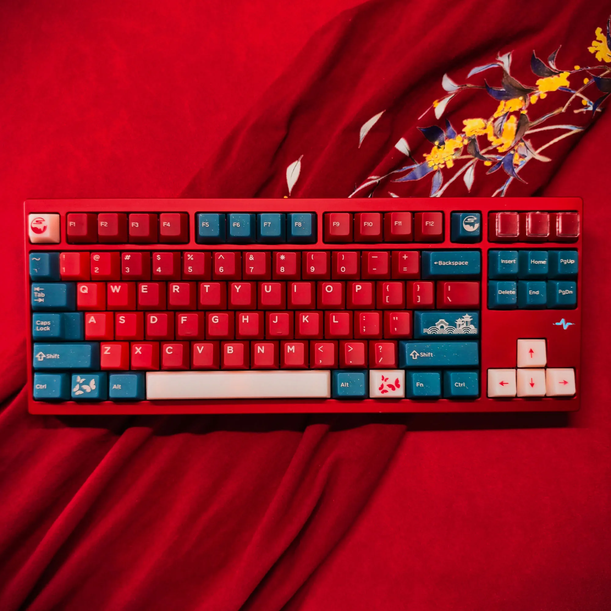 

PC Red Bean Cherry Profile PC Silk Screen Keycap Set для клавиатуры BM60 CSTC75 BM65 BM68 Made68 EV63 EZ63 EZ60 VGN75 Wooting 60he