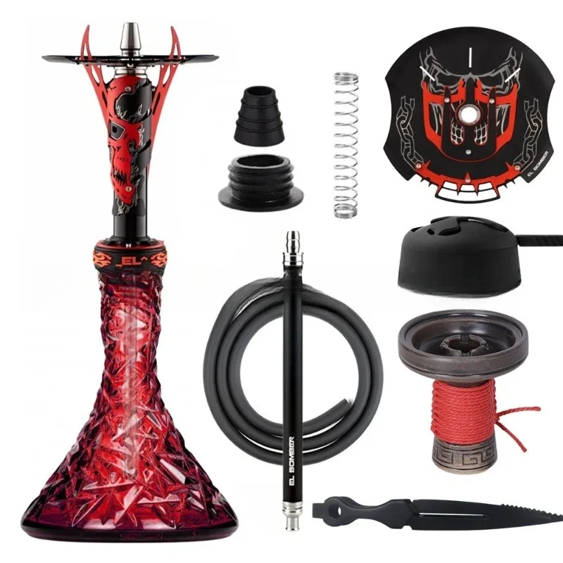 

Gift box version high-end bar hookah full set of stainless steel