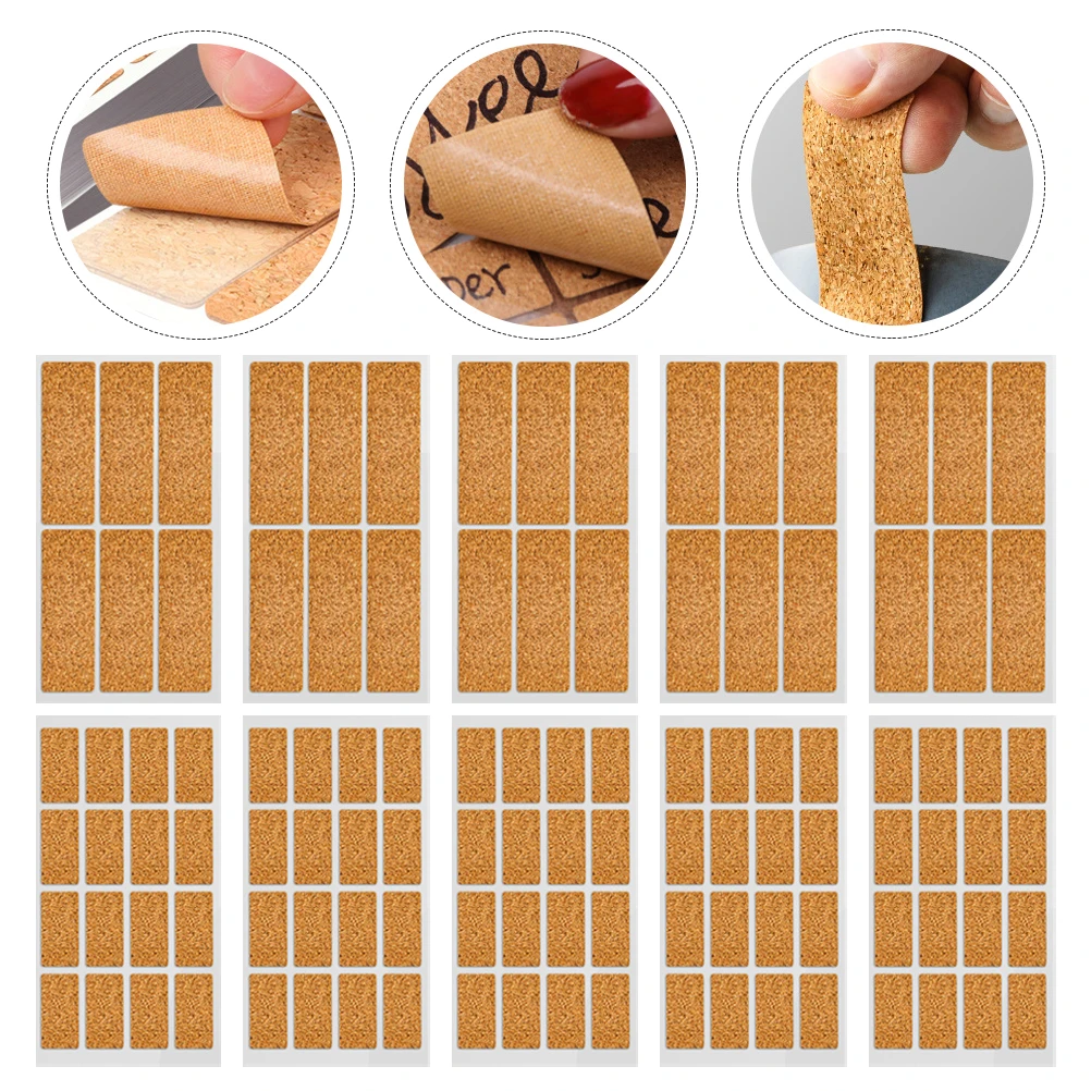 Food Label Stickers Multi-Function Bottle Labels Adhesive Cork Write-On Freezer Pantry Container Storage Marking Labels