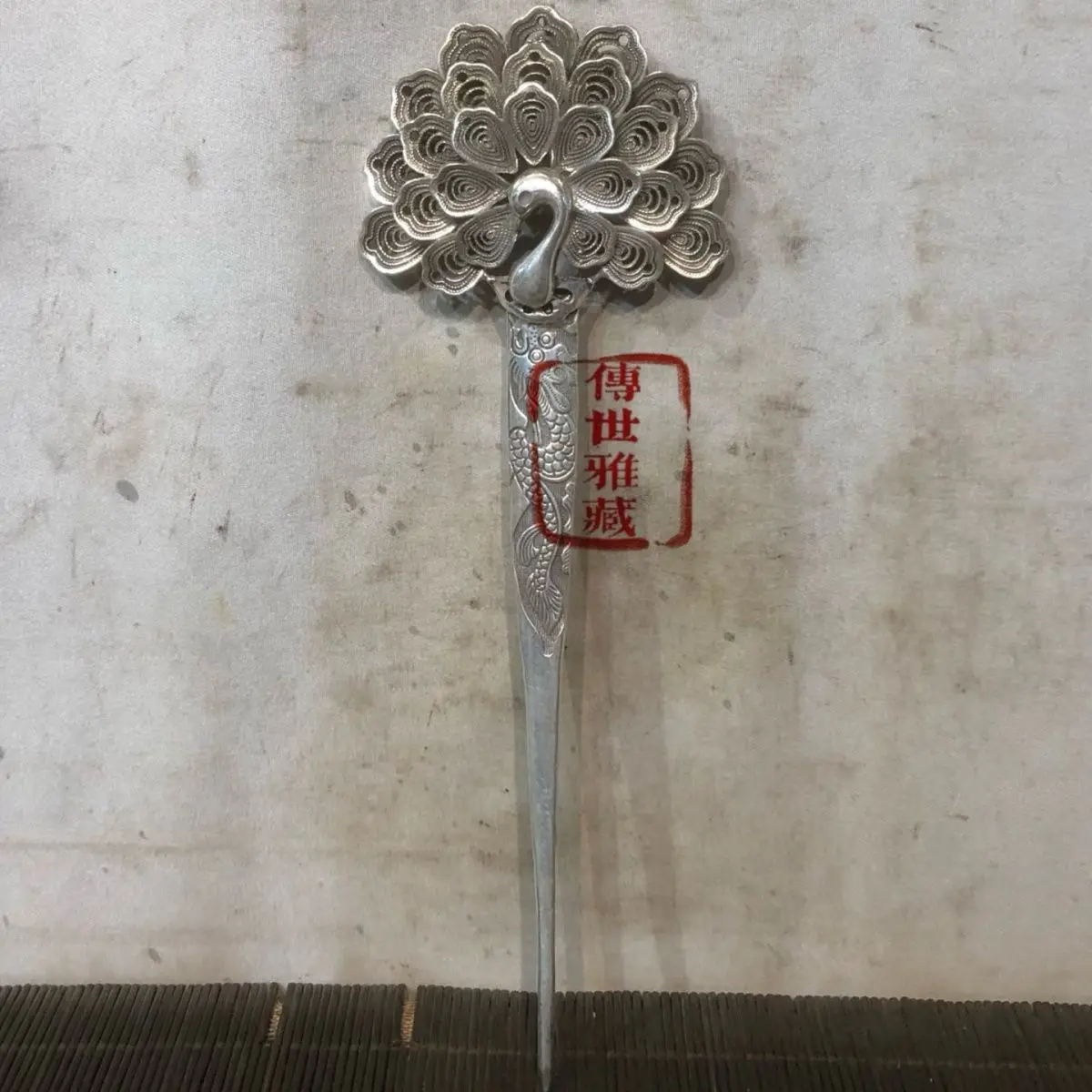 Silver Hairpin Ancient Wind Style Su Head Decoration Princess Step Shake Simple Lotus Bell Hairpin Multi Treasure Hairpin Female