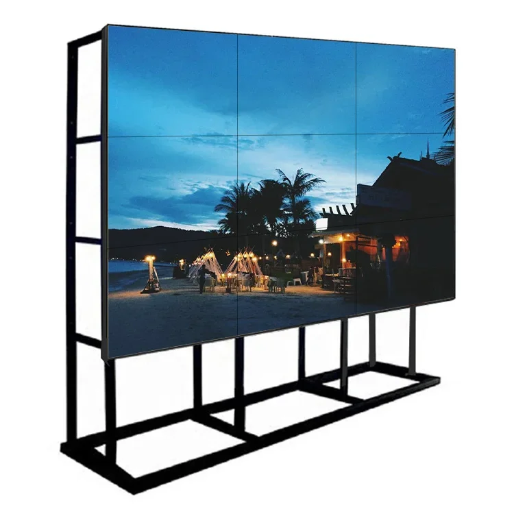 46 Inch Indoor 1.7/3.5mm Ultra Narrow Bezel 4k Multi Lcd Advertising Display Video Wall Display Screen Price