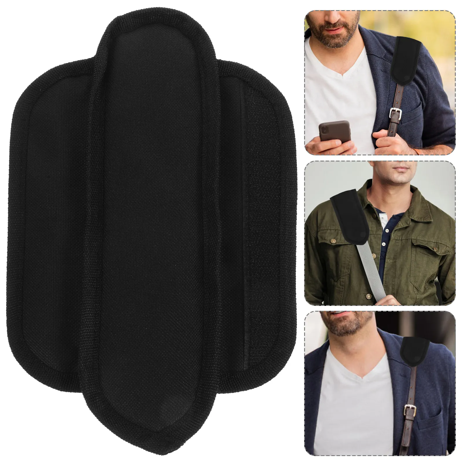 Lightweight Yet Thick Shoulder Strap Pad Backpack Laptop Bag Shoulder Cushion for Commuting Heavy Loads Pain Relief Comfort Pad