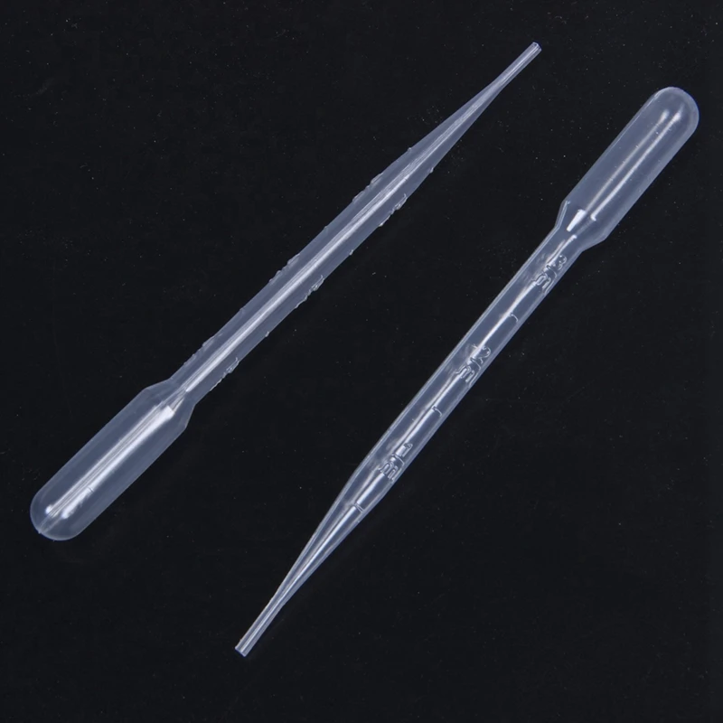 500PCS Graduated Pipettes Dropper Polyethylene (3Ml)