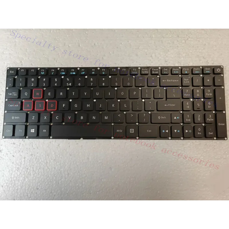 US Backlit keyboard for Acer Predator Helios 300 G3-571 G3-572 PH315-51 PH317-51 for Aspire VX 15 VX5-591G N16C7 32 pins