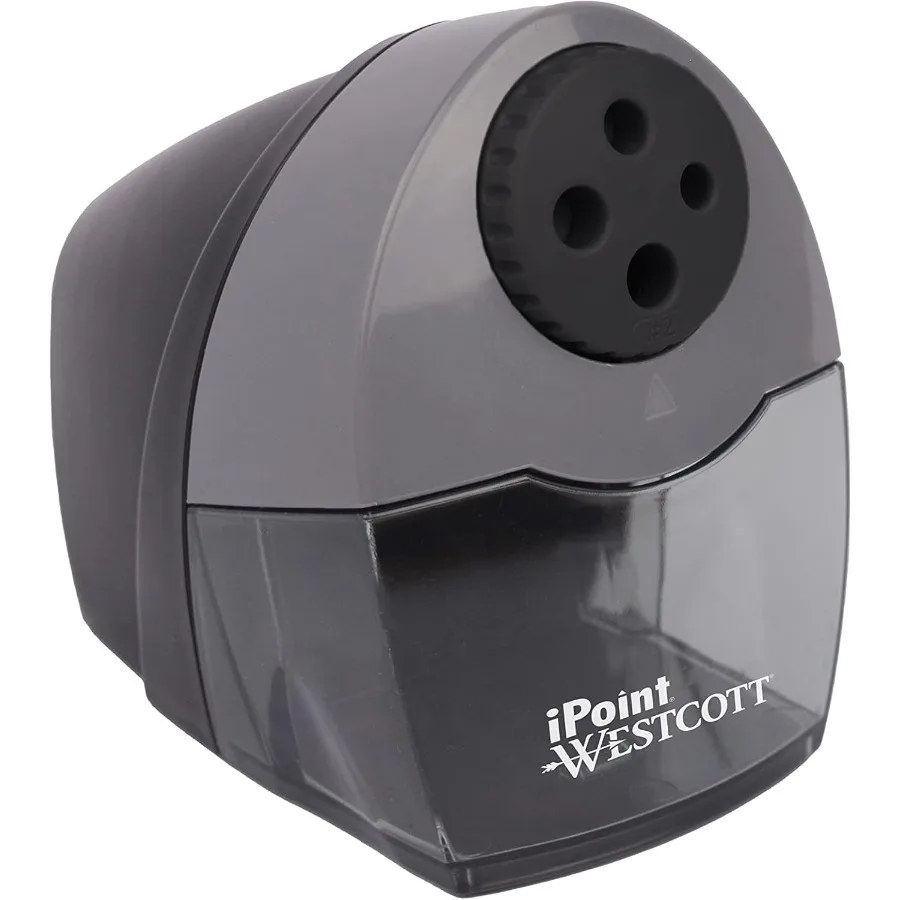 Compact Electric Multi Hole Horizontal Pencil Sharpener for Office and School Use Efficiently Sharpens Multiple Pencils at Once