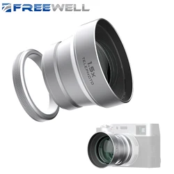 Freewell New Style Fujifilm HD 1.5x Telephoto Lens for Fuji X100VI and X100V Cameras Photography Accessories
