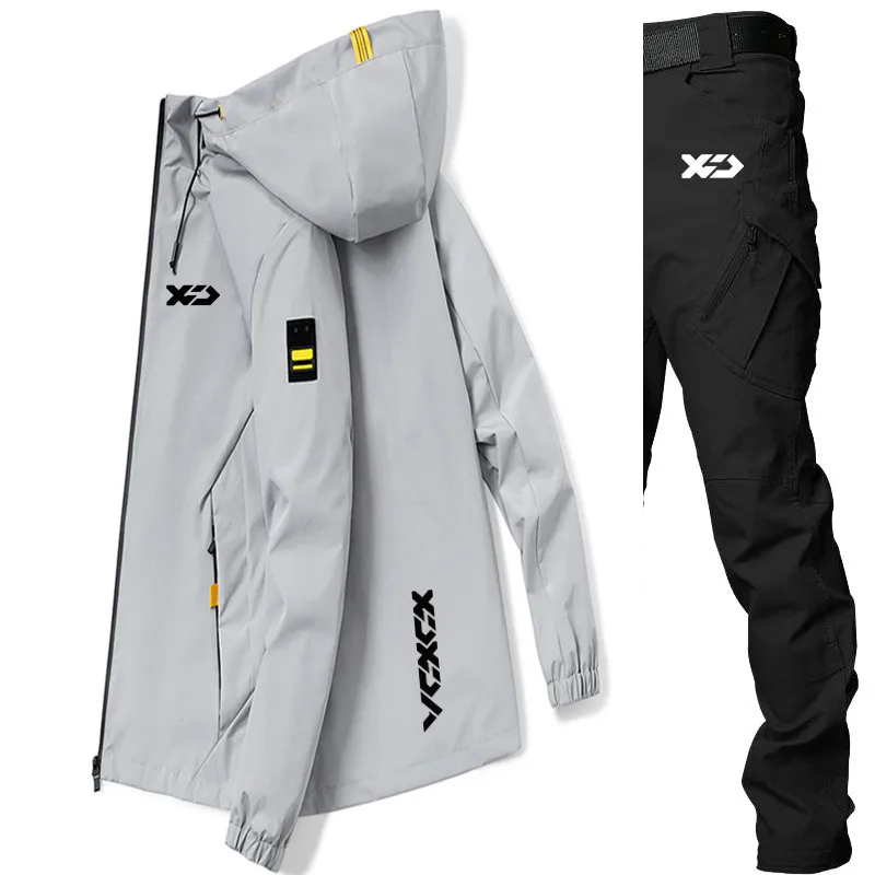 Imagem -03 - Jaqueta Fina para Proteção Solar Masculina Roupa de Pesca Calça Tática Esportes ao ar Livre Roupa Windbreak Conjunto de Peças Nova Primavera Verão