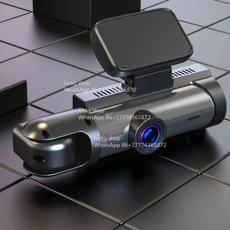 M8 High Definition Dual Lens Driving Recorder in Front of The Car